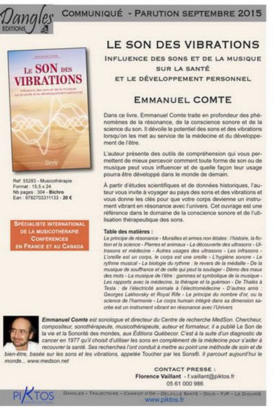 Le Son des Vibrations — Emmanuel Comte