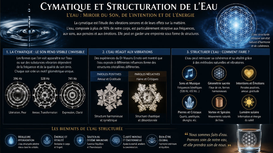 Cymatique et structuration de l'eau