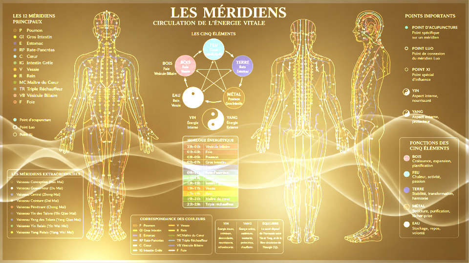 Diapasons du set Méridiens
