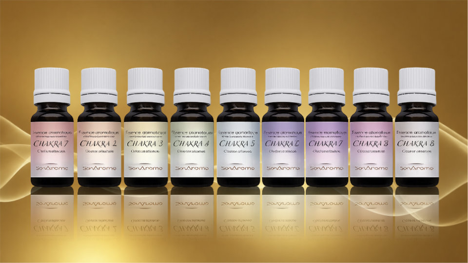 Huiles SonAroma pour les chakras