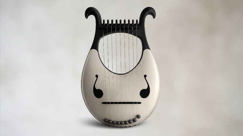 Lyre pythagoricienne MedSon de type bardique
