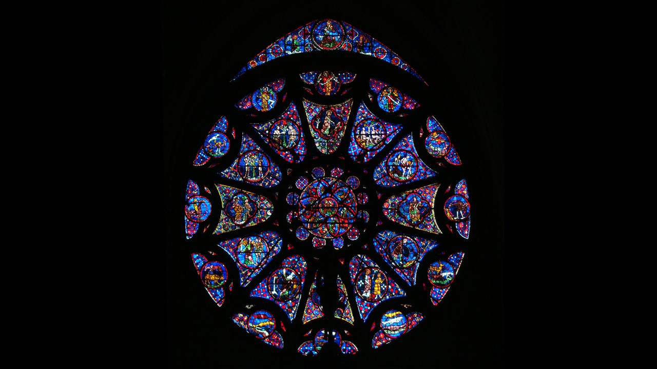 Vitrail ChromoQuartz — La cathédrale harmonique