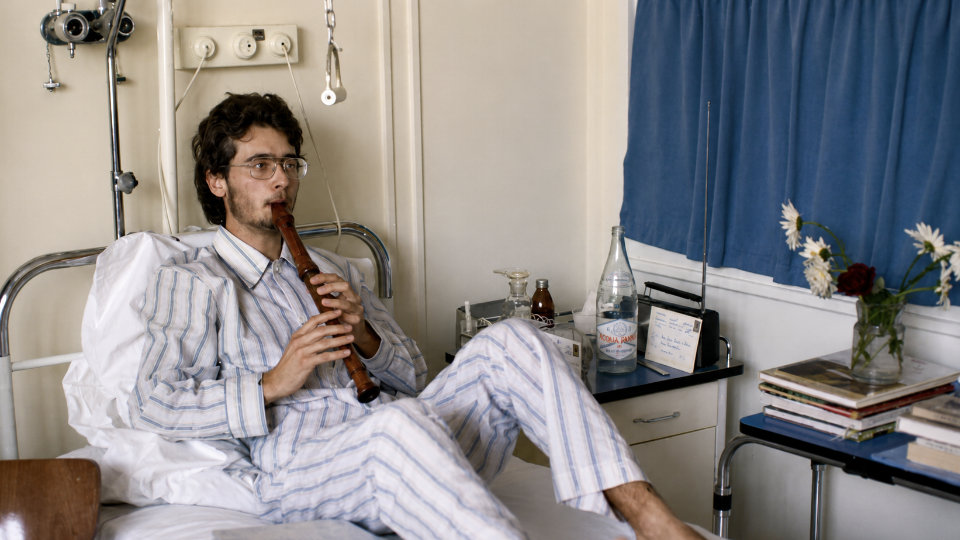 Emmanuel Comte, musicien à l'hôpital