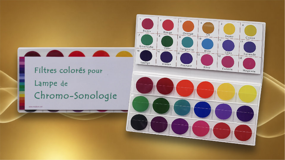 Pochette de 18 filtres colorés