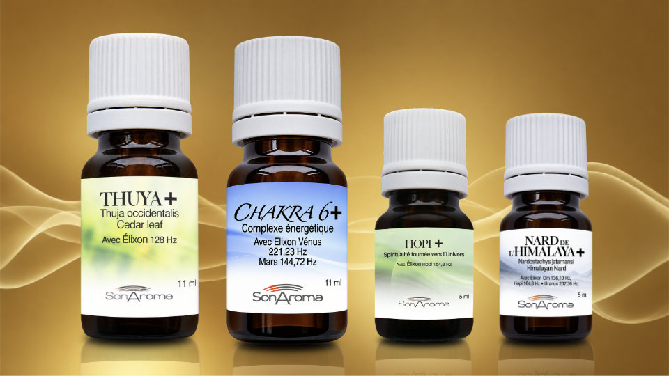 Les huiles essentielles SonAroma Elixon